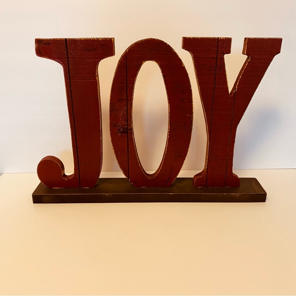 Joy Wooden Sign